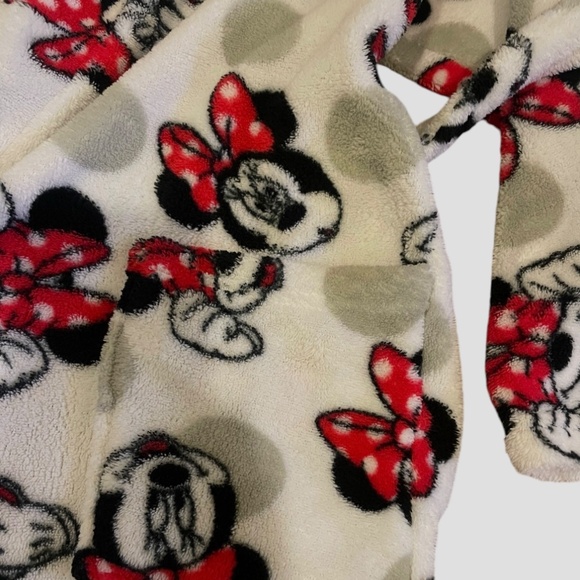 Disney’s Minnie Mouse Girls Robe SZ 8 - Picture 4 of 7